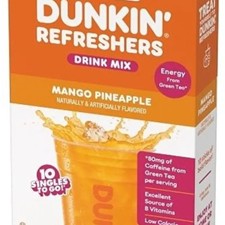 Dunkin Refreshers Mango Pineap