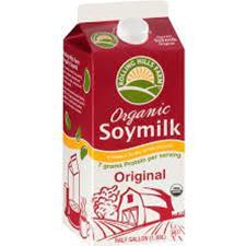 Organic Soy Milk 1/2 Gallon