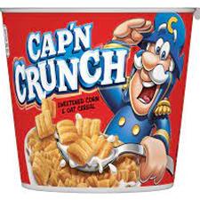 Cap`N Crunch Cereal Cups 12/ 1