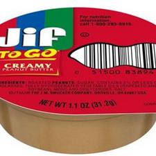 Jif To Go Creamy Peanut Butter