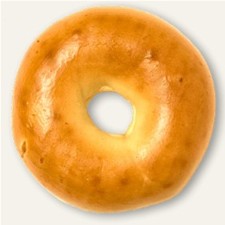 Just Bagel Plain 6/4 oz