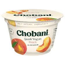Chobani Greek Yogurt Peach 12/