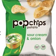 Popchips Sour Cream & Onion 24