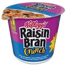 Rasin Bran Crunch Cereal Cup 6