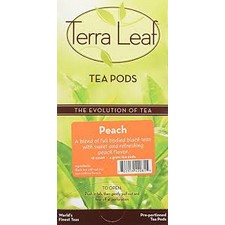 TERRA LEAF PEACH TEA PODS/75